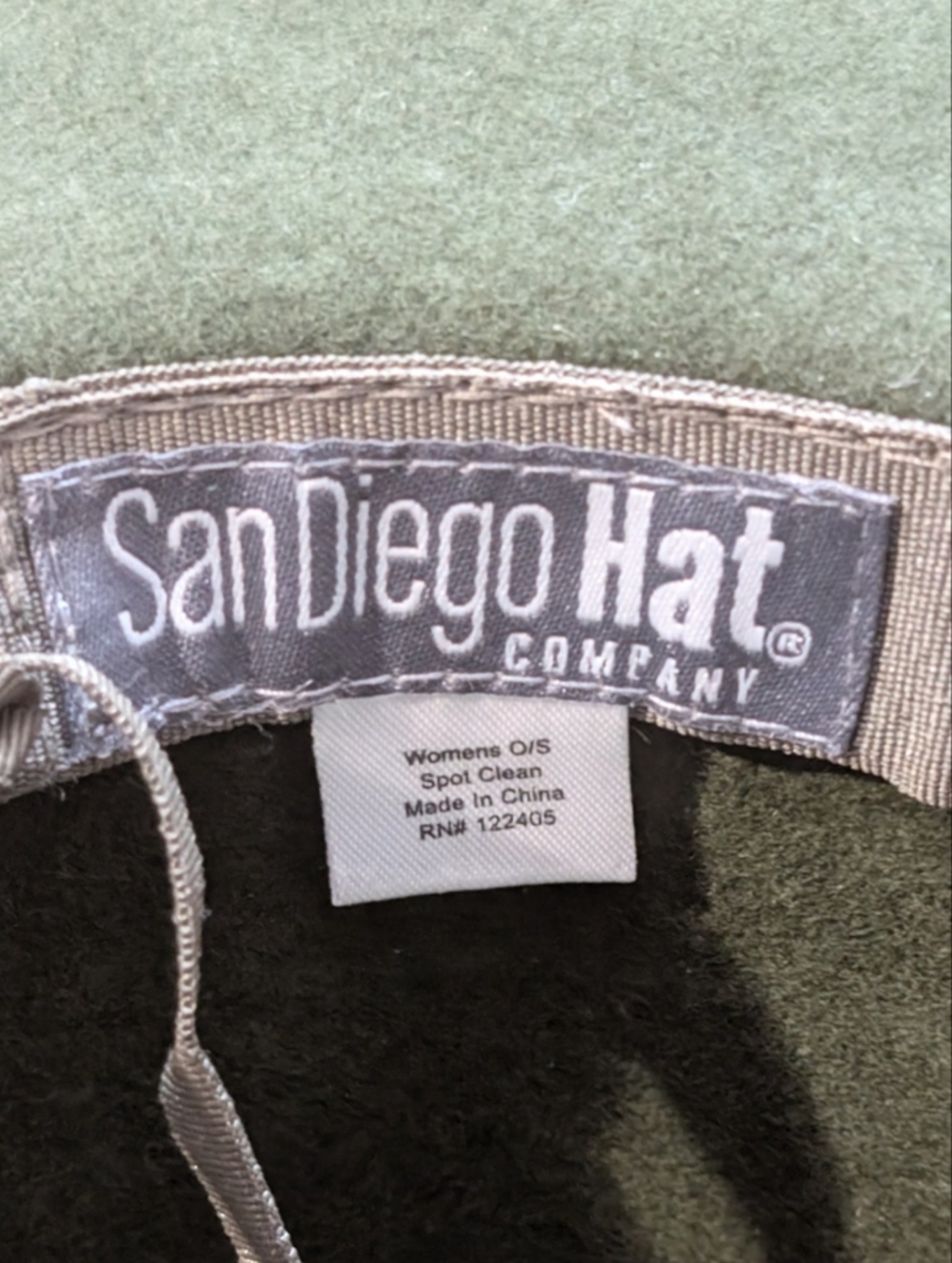 Wool Hat San Diego Hat Company Olive Green - Picture 5 of 11
